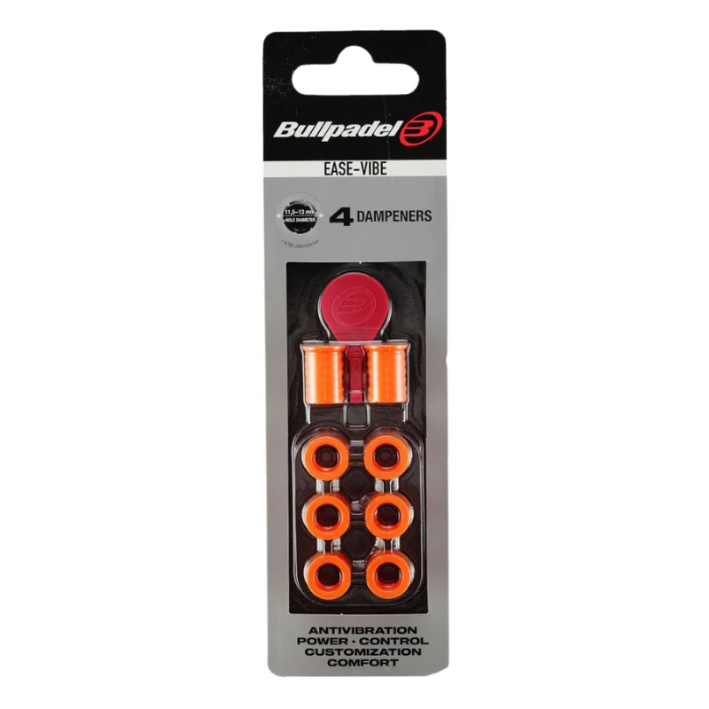 Antivibrateurs Bullpadel Ease Vibe x4 Orange