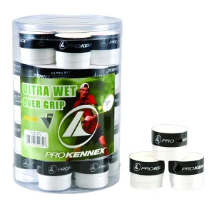 Boîte de 30 Surgrips Pro Kennex Ultra Wet Blanc