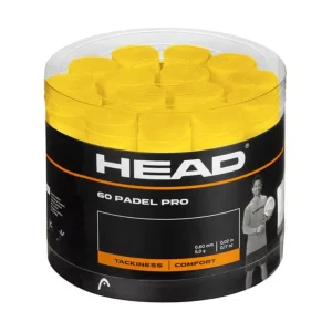 Boite de 60 surgrips Head Pro padel Jaune