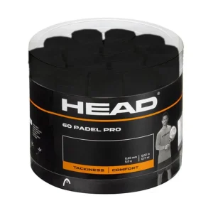 Boite de 60 surgrips Head Pro padel Noir
