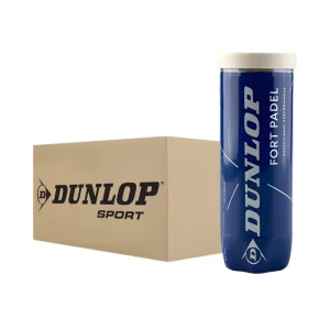 Carton de 24 tubes de balles Dunlop Fort Padel