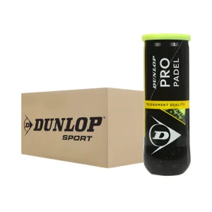 Carton de 24 tubes de balles Dunlop Pro Padel