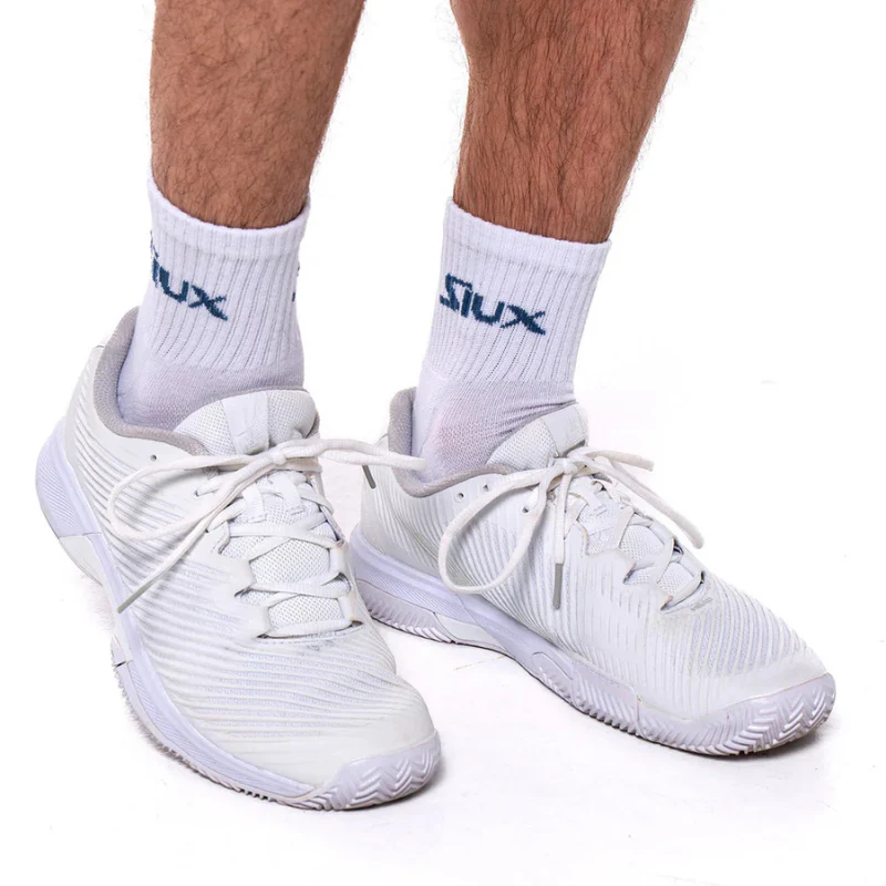 Chaussettes Siux Reveal Medium Blanc/Bleu x2 – Image 2