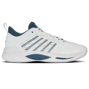 Chaussures-de-padel-Homme-K-Swiss-Hypercourt-Supreme-2-Clay-Blanc-Cote.pngv1741087637 Chaussures de padel Homme K-Swiss Hypercourt Supreme 2 Clay Blanc/Bleu