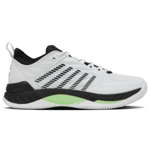 Chaussures-de-padel-Homme-K-Swiss-Hypercourt-Supreme-2-Clay-Blanc-Noir-Cote.pngv1742206013 Chaussures de padel Homme K-Swiss Hypercourt Supreme 2 Clay Blanc/Noir