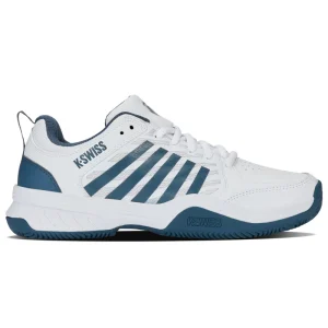 Chaussures-de-padel-K-Swiss-Court-Express-2-Clay-Blanc-Bleu-Cote.pngv1741080622 Chaussures de padel Homme K-Swiss Court Express 2 Clay Blanc/Bleu