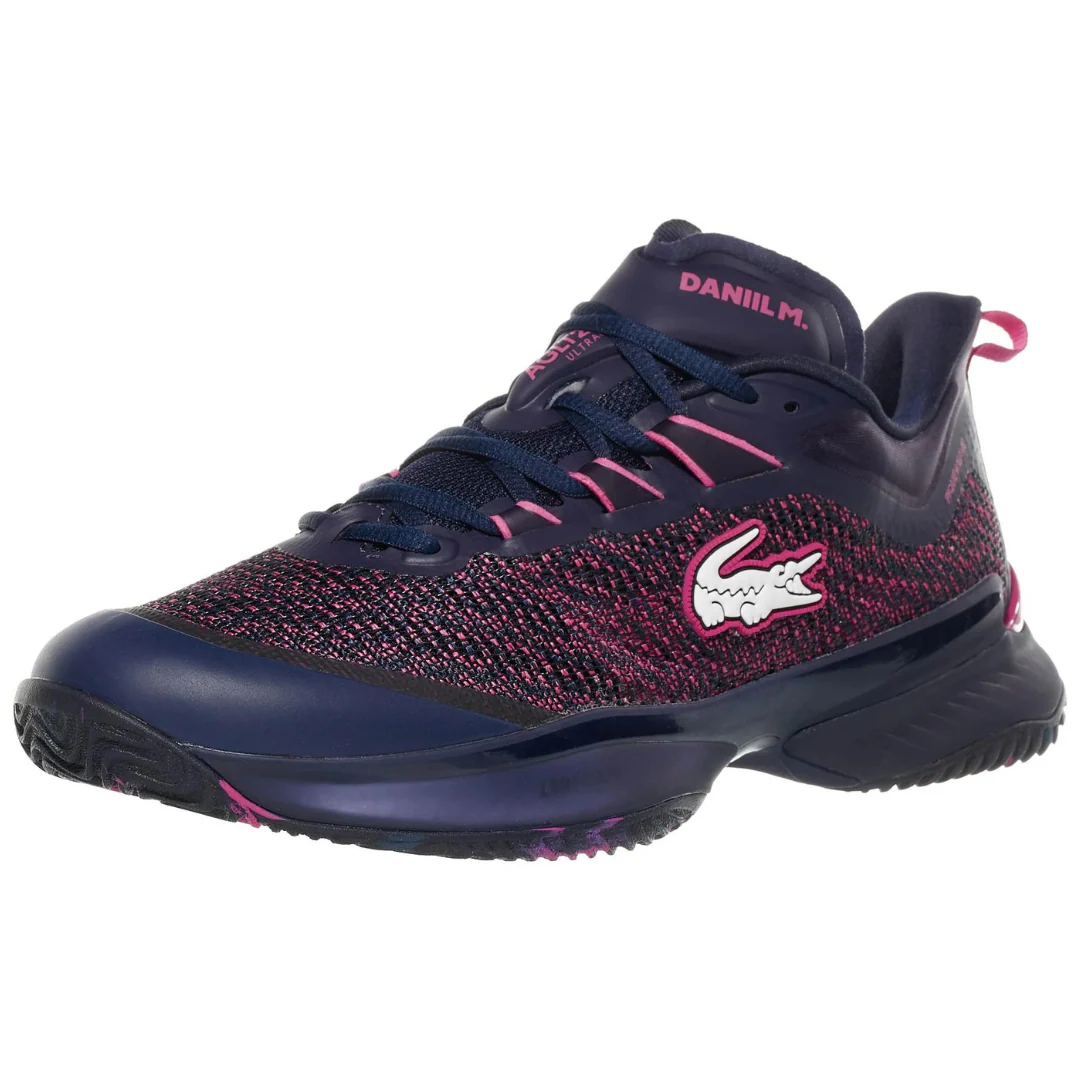 Chaussures de padel Homme Lacoste Ultra Clay Bleu/Rose – Image 3