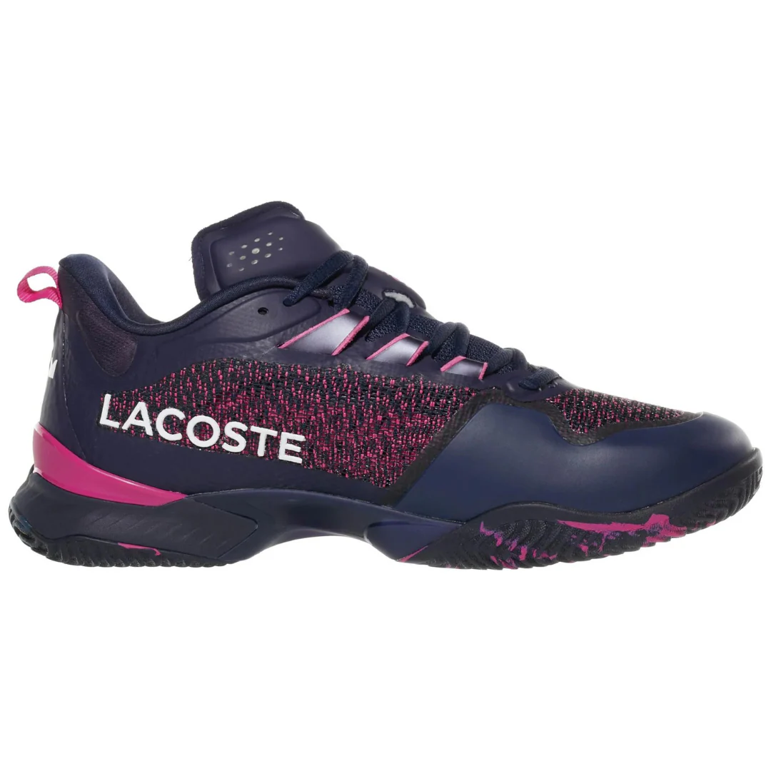 Chaussures de padel Homme Lacoste Ultra Clay Bleu/Rose – Image 2