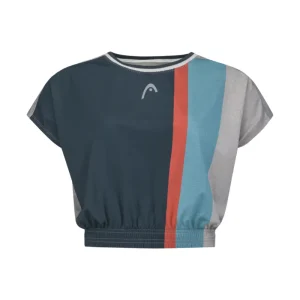 Crop Top Head Padel Marine Femme