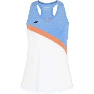 Débardeur Babolat Play Tank Top Blanc Junior Girl