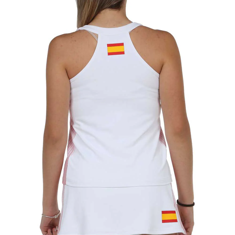Débardeur Bullpadel Exima Replica FEP Blanc Femme – Image 4