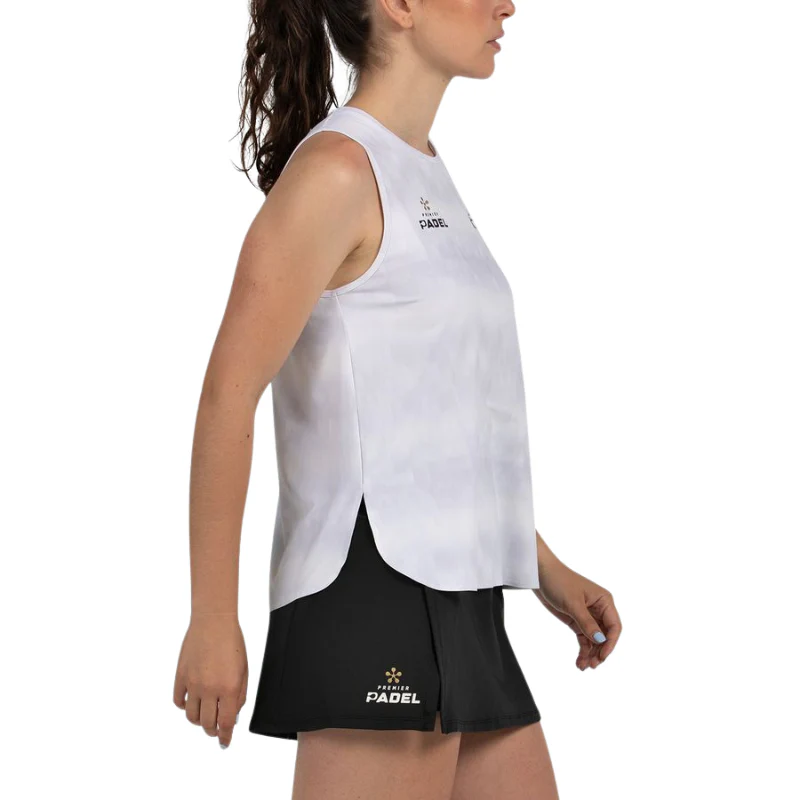 Débardeur Bullpadel Parnav Blanc Femme – Image 3