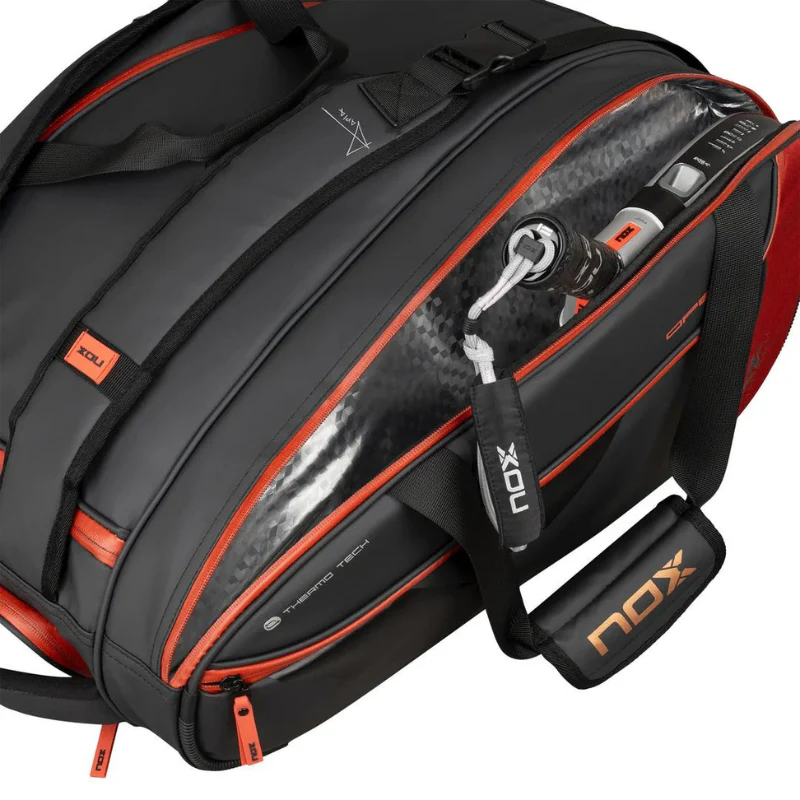Sac de padel Nox Luxury Open Series Noir/Rouge 2024 – Image 6