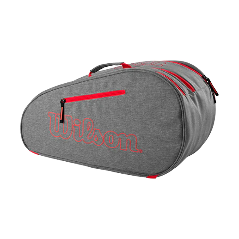 Sac de padel Wilson Team Padel Gris/Rouge – Image 2