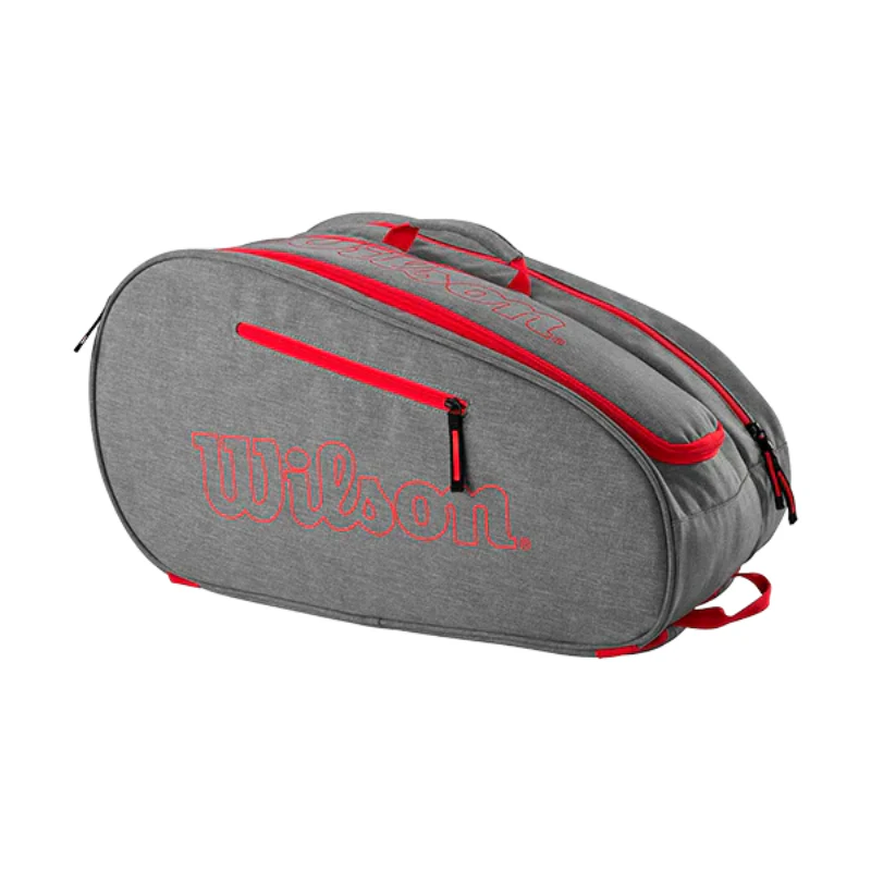 Sac de padel Wilson Team Padel Gris/Rouge