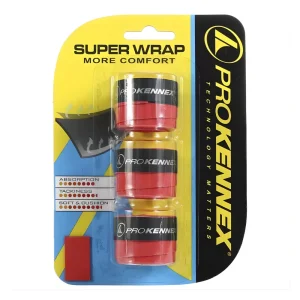 Surgrips Pro Kennex Super Wrap Rouge x3