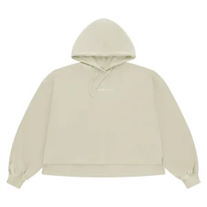 Sweat Osaka Cropped Hoodie Beige Femme