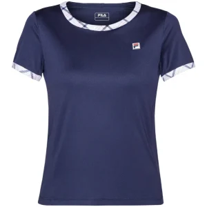 T-shirt Fila Yamila Bleu Marine Femme