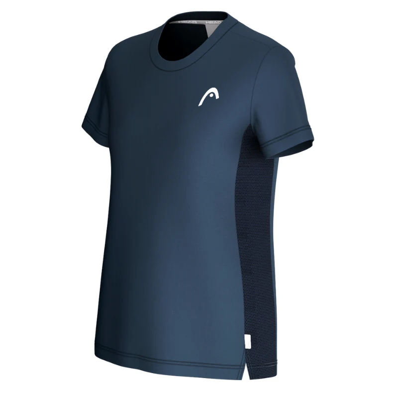 T-shirt Head Tie-Break Bleu Marine Femme – Image 2
