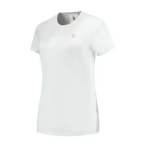 T-shirt K-Swiss Hypercourt Advantage Tee Blanc Femme