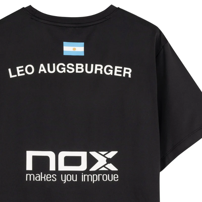 T-shirt Nox Replica Leo Augsburger LA10 Noir 2025 – Image 4