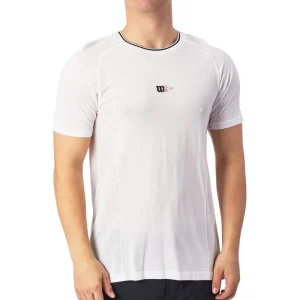 T-shirt Wilson Seamless Crew 2.0 Blanc
