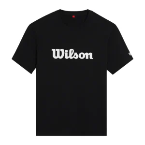 T-shirt Wilson Team Graphic Tee Script Noir