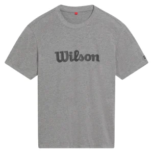T-shirt Wilson Team Graphic Tee Script Gris