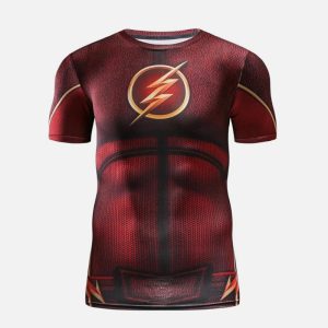 T-shirt compression flash