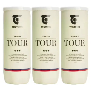 Tripack de 3 balles Tretorn Serie+ Padel Tour