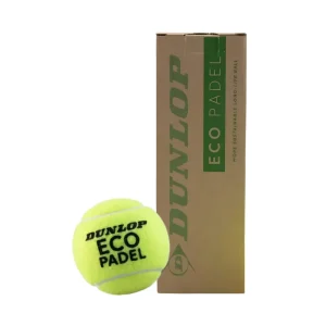Tube de 3 balles Dunlop Eco Padel