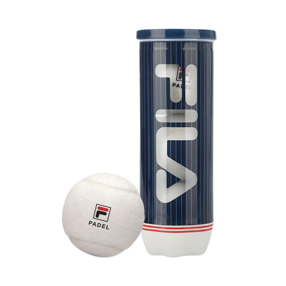 Tube de 3 balles Fila Premium Blanc