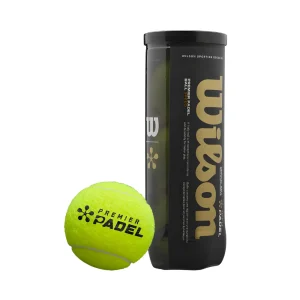 Tube de 3 balles Wilson Premier Padel Speed