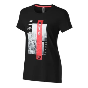 T-shirt Wilson Aerial Tech Femme Noir