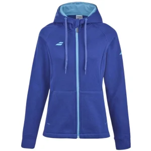 Veste Babolat Exercise Hood Jacket Femme Bleu