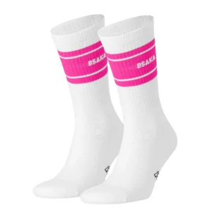 Chaussettes Osaka Duo Blanc / Rose