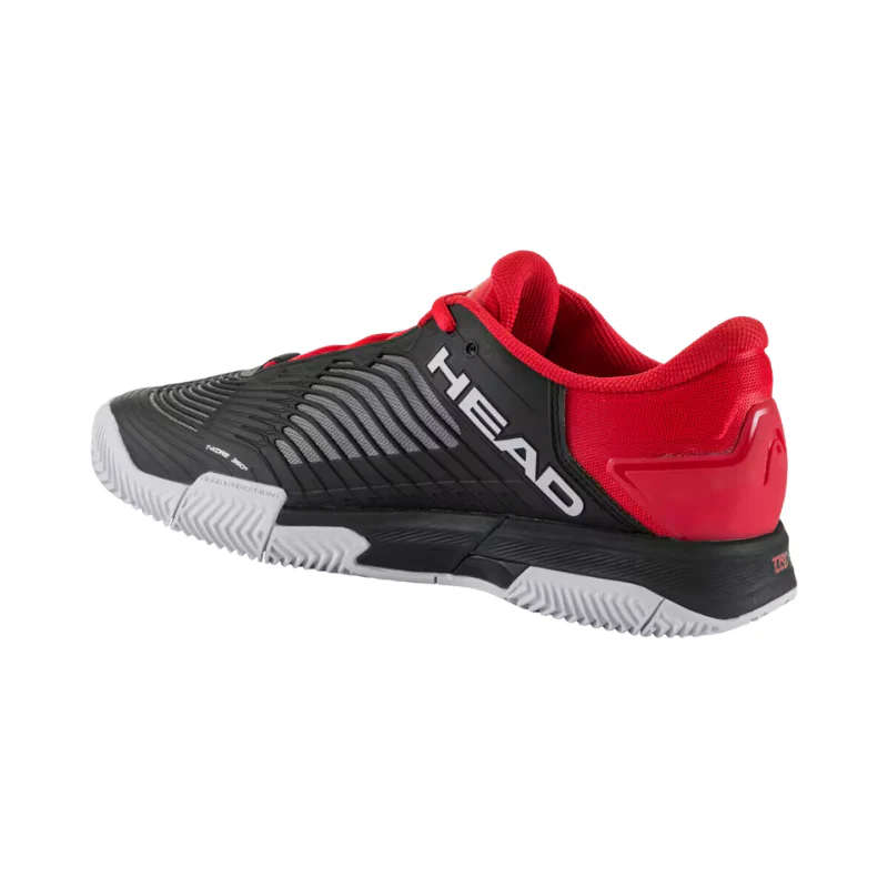 Chaussure de padel Head Revolt Pro 4.5 Clay Noir/Rouge – Image 2