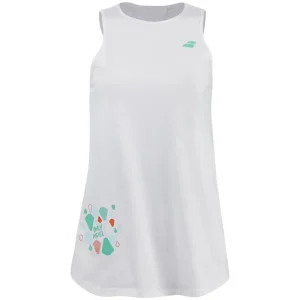 Débardeur Babolat Padel Cotton Tank Femme Blanc 2024
