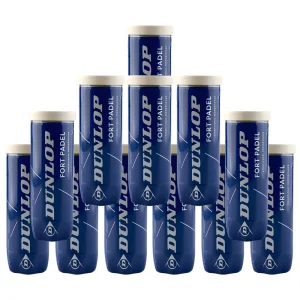 Pack de 12 tubes de balles Dunlop Fort Padel
