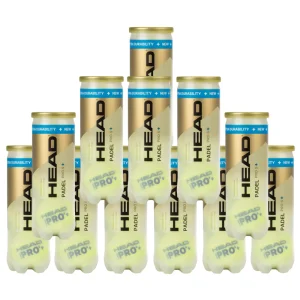 Pack de 12 tubes de balles Head Padel Pro S+