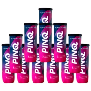 Pack de 12 tubes de balles Pinq Padel