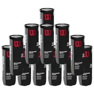 Pack de 12 tubes de balles Wilson Padel Speed