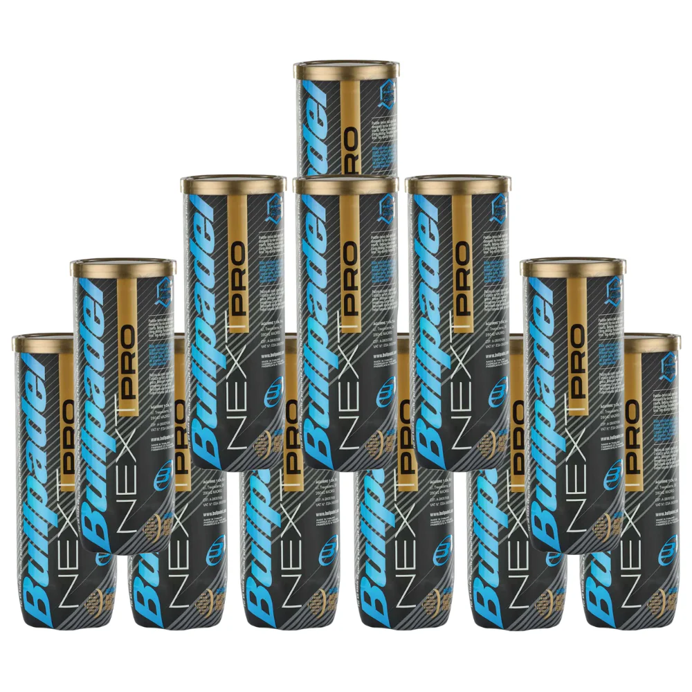Pack de 12 tubes de balles Bullpadel Next Pro