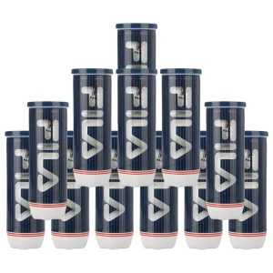Pack de 12 tubes de balles Fila Premium Blanc