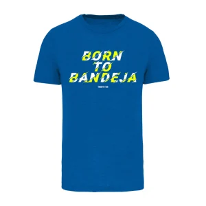 T-shirt TBT - Padel Wear® Born to Bandeja Polyester Bleu