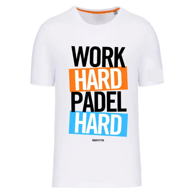 T-shirt TBT - Work Hard Padel Hard en coton organique
