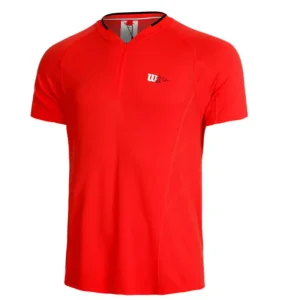 T-shirt Wilson Seamless Zip Rouge