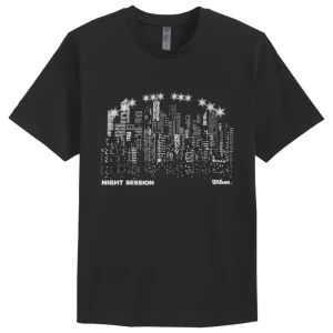 T-shirt Wilson Night Skyline Noir