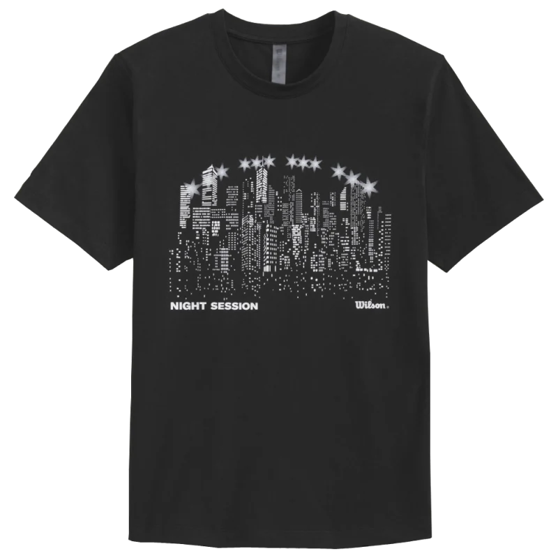 T-shirt Wilson Night Skyline Noir