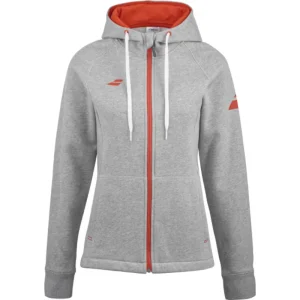 Veste Babolat Exercise Hood Jacket Femme Gris